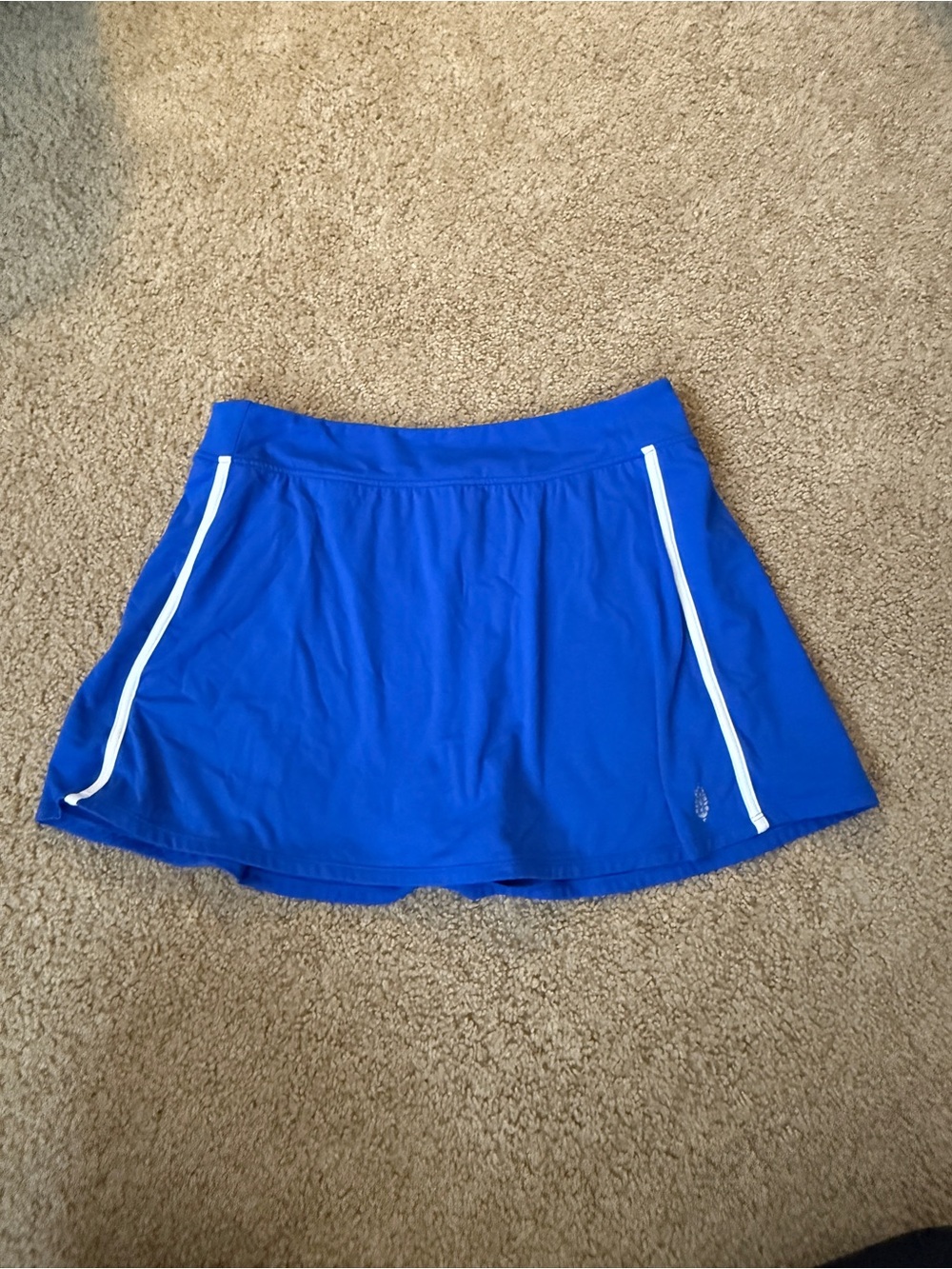 FP Movement by Free People Royal Blue Athletic Skort with White Trim
